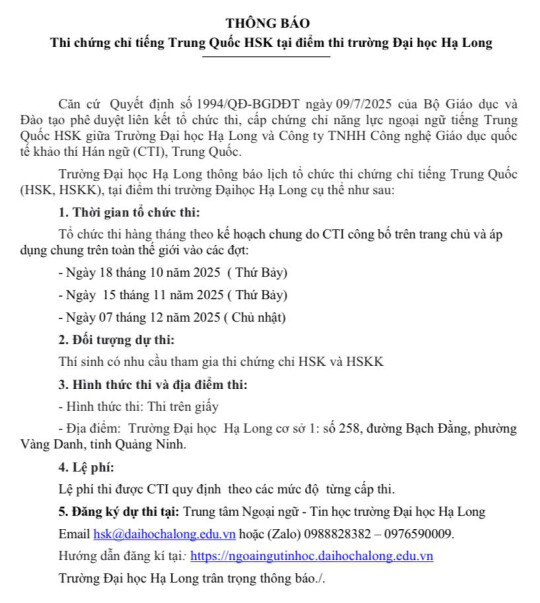 Những điều cần biết về HSK 3.0 ( HSK 9 cấp )