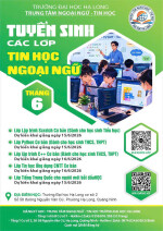 TUYỂN SINH CÁC LỚP TIN HỌC VÀ NGOẠI NGỮ THÁNG 6/2026